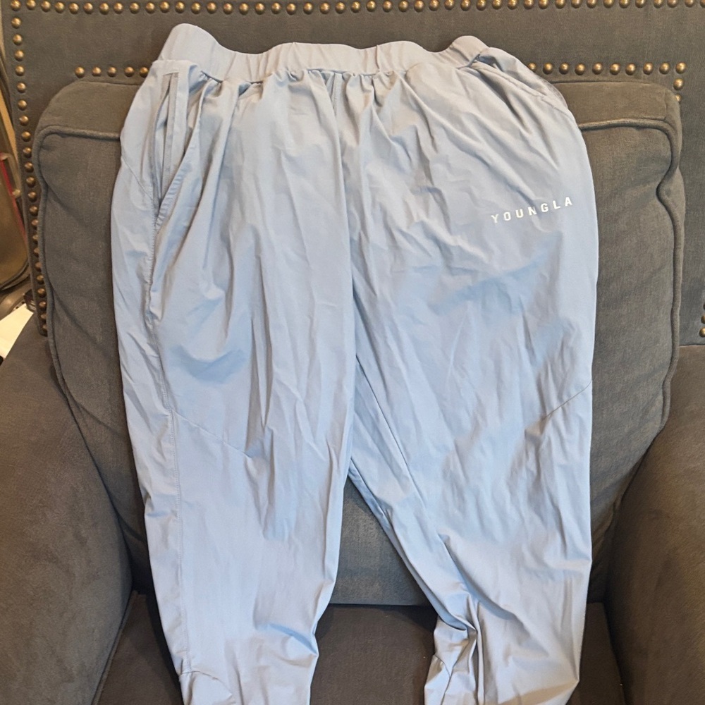 YoungLA Sky Blue Relaxed Joggers